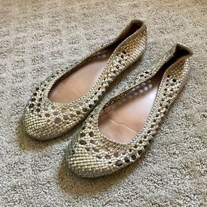 BCBG Woven Ballet Flats